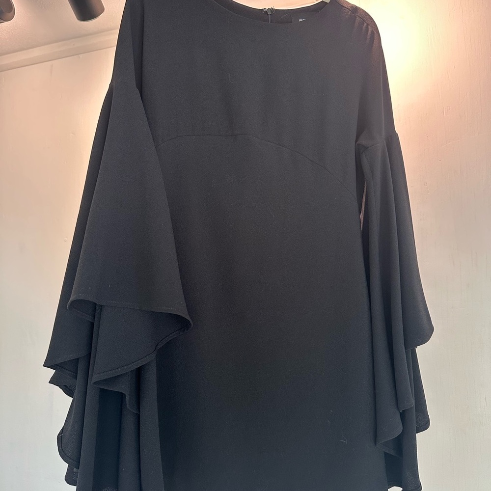 Nasty Gal Black Long Sleeve Dress
